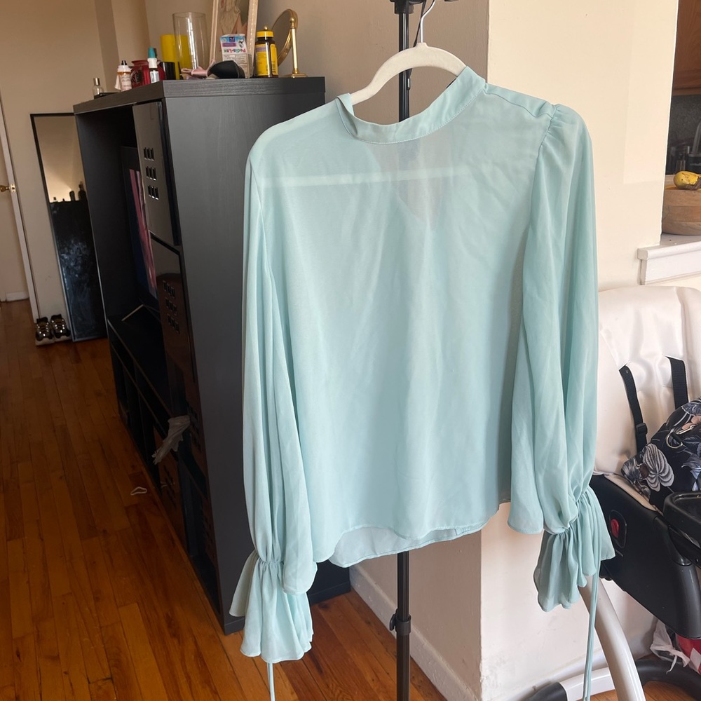 Baby blue shirt from Forever21